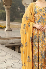 Bareeze - Embroidered 3pc lawn dress with embroidered chiffon dupatta. Sw121