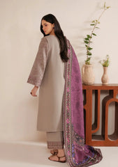 Swagiwear Jazmin 3 Pc Embroidered Dhanak  Suit - 