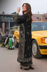 Swagiwear Asim Jofa - summer  3PC lawn Embroidered Suit - 
