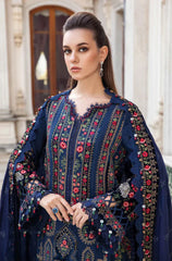Swagiwear Maria.B- Winter 3PC Dhanak Embroidered Suit - 