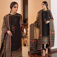 3Pc Lawn Heavy Embroidery with Embroidery Organza Dupatta. Sw495