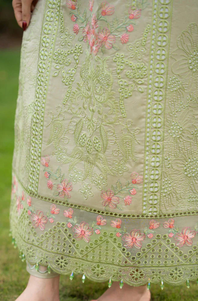 Swagiwear Bareeze 3PC Lawn Embroidered Suit - 