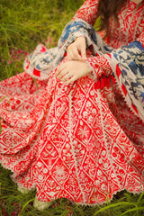 SwagiWear - Summer 3PC Lawn Digital Print Dress - Sw1262