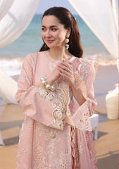 Swagiwear Chikenkari Qalamkar Embroidered 3 PC Lawn - 