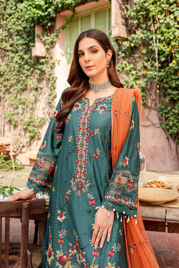 Swagiwear  Nisa Zink Unstitched 3 Piece Embroidered Lawn Suit