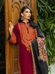 URGE - 3PC Lawn EMBROIDERED SHIRT WITH MONARK PRINTED DUPATTA Sw891
