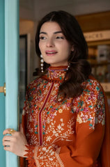 Batik - 3PC Dhanak Embroidered Shirt With Pashmina Printed Dupatta and Trouser - Sw1548