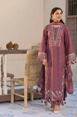 Swagiwear Jade - 3PC Lawn Embroidered Suit - 