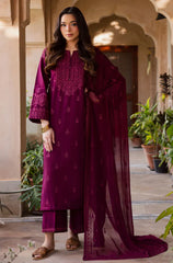 Batik - Summer 3PC Lawn Embroidered Suit - Sw1299