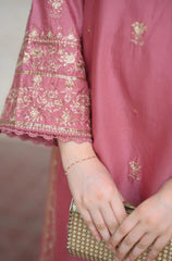 Swagiwear Summer 3PC Lawn Embroidered Suit - 