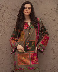 Swagiwear Charizma - Summer 3PC Lawn Digital Print Dress - 