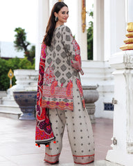Swagiwear Charizma - Winter 3PC Karandi Digital Print Dress - 