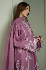 Swagiwear Cross Stitch - Winter 3PC Dhanak Embroidered Suit - 
