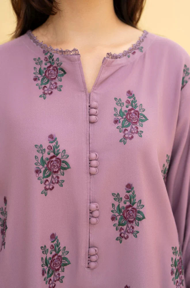 Swagiwear Izel - 3PC Lawn Embroidered Suit - 