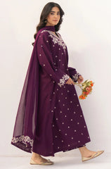 Swagiwear Dyot - Winter 3PC Dhanak Embroidered Suit - 