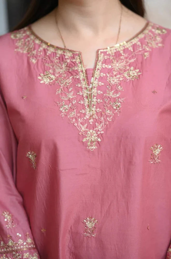 Swagiwear Summer 3PC Lawn Embroidered Suit - 