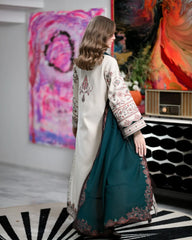 Izel - Winter 3PC Dhanak Embroidered Suit - Sw1529