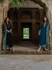 Swagiwear IZEL LUXURY UNSTITCHED WINTER DHANAK EMBROIDERED 3PC - 