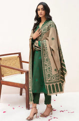 Swagiwear Sapphire - Winter 3PC Dhanak Embroidered Suit - 