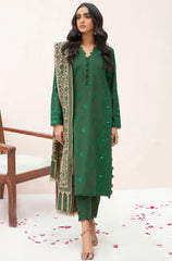 Swagiwear Sapphire - Winter 3PC Dhanak Embroidered Suit - 