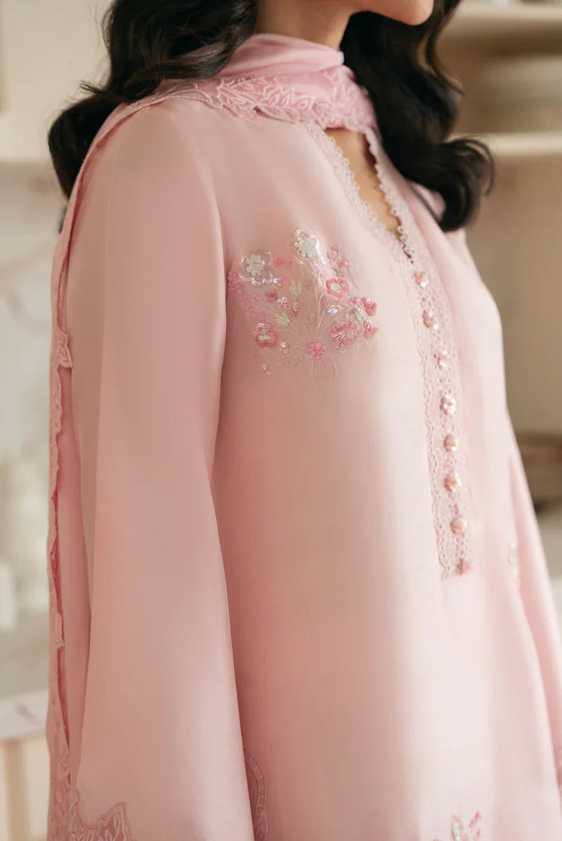 Swagiwear Nisa, Lawn 3.piece embroidered Summer suit with Orgenza dupatta - 