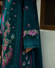 Swagiwear Sobia Nazir - Winter 3PC Dhanak Embroidered Suit - 