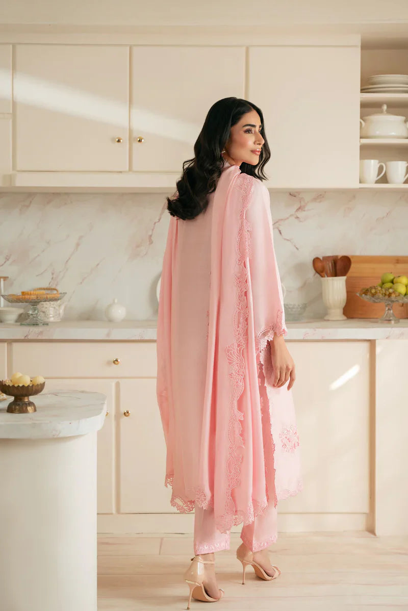 Swagiwear Nisa, Lawn 3.piece embroidered Summer suit with Orgenza dupatta - 
