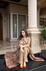 Aisling - Winter 3PC Dhanak Embroidered Suit - Sw1530
