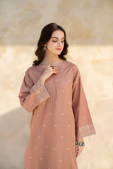 Zara shahjahan 2Pc Embroidered Lawn Suite With Fully Embroidered trouser Sw924