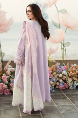 Swagiwear Qalamkar - Summer 3PC Lawn ChickenKari Embroidered Suit - 