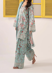 SwagiWear - Summer 3PC Lawn Digital Printed Dress - Sw1368