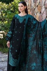 Swagiwear Bareeze 3-Piece Embroidered Lawn Dress Design with Chiffon Printed Dupatta - 