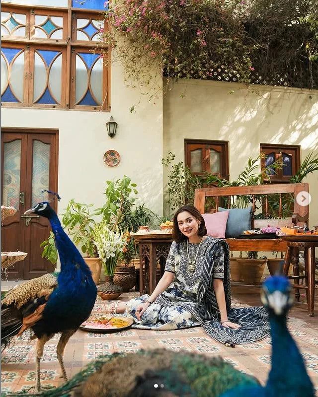 Swagiwear 3-Pc Digital Printed with  Embroidered pathces Karandi Dppatta - 