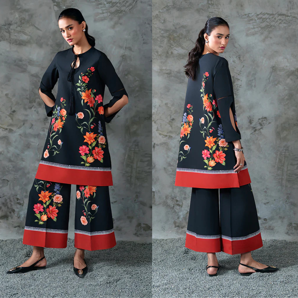 Swagi Wear - Summer 2PC Lawn Digital Printed Dress - Sw1382