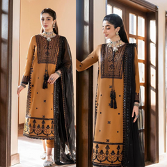 Swagiwear  Asim Jofa, unstitched 3 piece embroidered summer suit