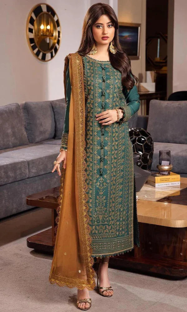 Swagiwear Asim Jofa - 3PC Lawn Embroidered Suit /2