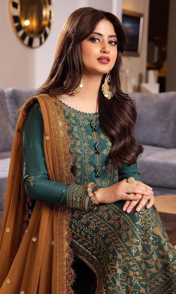 Swagiwear Asim Jofa - 3PC Lawn Embroidered Suit /2