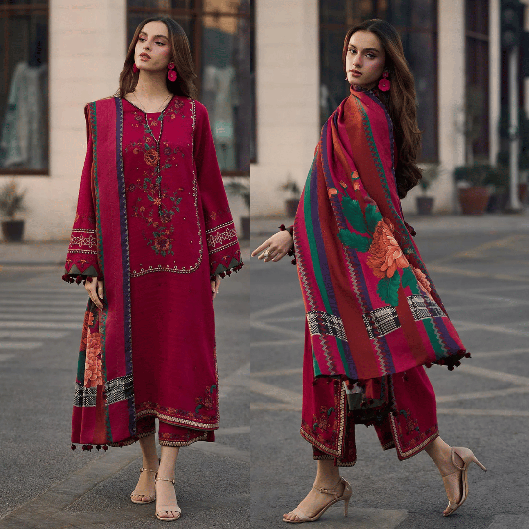 Swagiwear Zara Shahjahan - Lawn 3PC Embroidered Suit - 