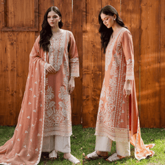 Swagiwear Batik -  Summer 3PC Lawn Embroidered Suit - 