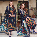 Swagiwear Asim Jofa, unstitched 3 piece Lawn sequence embroidered suit - 