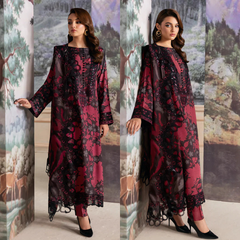 SwagiWear - Summer 3PC Lawn Digital Printed Dress - Sw1371