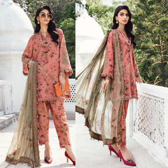 Veezal - Summer 3PC Lawn Digital Printed Dress - Sw1380
