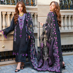 Jade - SUMMER 3PC Lawn ChickenKari Embroidered Suit- Sw1416