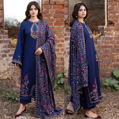 Izel - Winter 3PC Dhanak Embroidered Suit - Sw1502