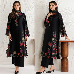 Iznik - 3PC Dhanak Embroidered Shirt With Chiffon Printed Dupatta and Trouser - Sw1515