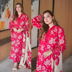 Sapphire - Winter 3PC Karandi Digital Print Dress - Sw1526