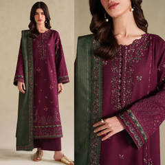 Iznik - Winter Dhanak 3-Piece Suits - Sw1560