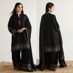 Lawn Unstitched 3 Piece Embroidered Dress - Sw1033