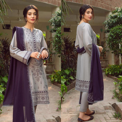 Jazmin 3 pc Suit Luxury Lawn hit code Summer Luxury Design Sw508