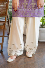 Swagiwear Lajwanti 2Pc Embroidered Lawn Suite With Fully Embroidered trouser - 